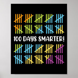 Poster Celebração Escolar 100 Dias Mais Inteligente