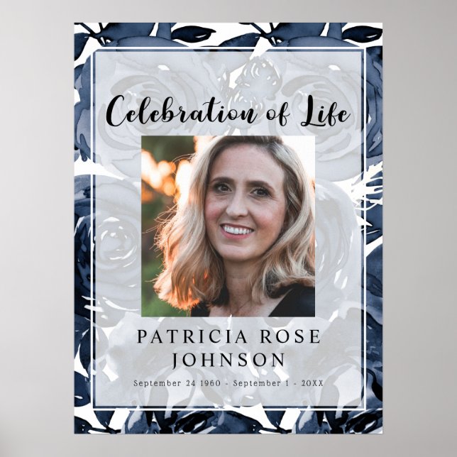 Poster Celebração Funeral do Sinal de Boas-vindas Foto da (Frente)