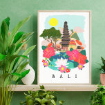 Poster Celebração Galungan em Bali<br><div class="desc">Galungan é um feriado balinês que celebra a vitória de dharma (retidão) sobre adharma (injustiça). É uma época em que se acredita que os espíritos dos ancestrais visitem a Terra e sejam bem-vindos pelos vivos. O feriado é marcado por uma série de rituais e cerimônias, incluindo a oferta de comidas...</div>