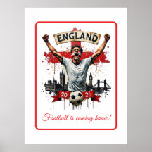 Celebração Personalizada da Seleção Inglesa de Fut
