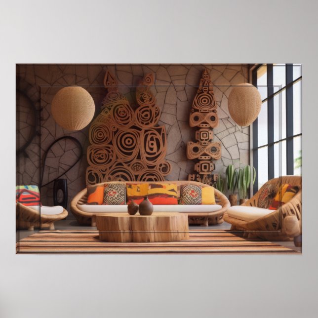 Poster Celebrando a África-Mãe (Frente)