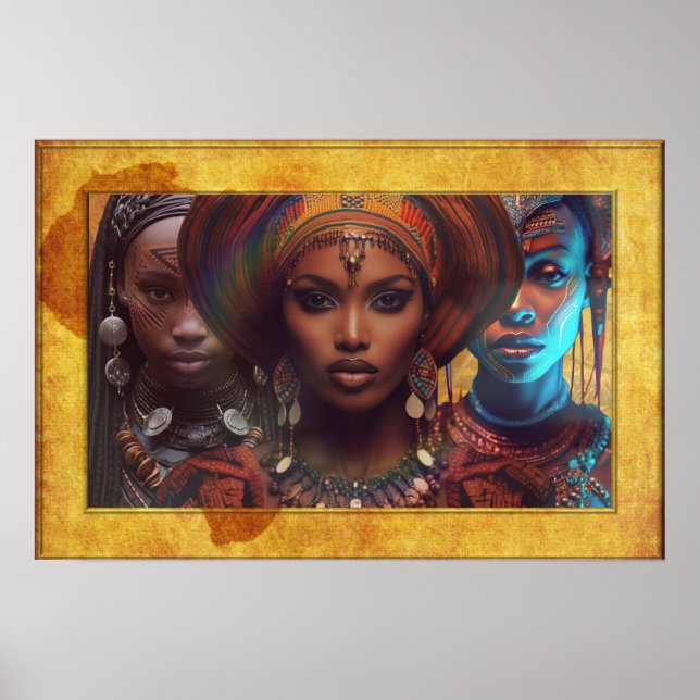 Poster Celebrando a África-Mãe (Frente)