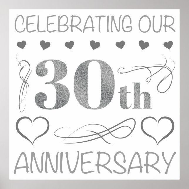 Poster Celebrando nosso 30 (Frente)