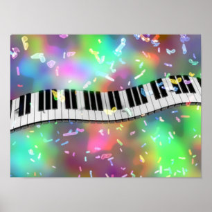 Pôster Celebrar com Música