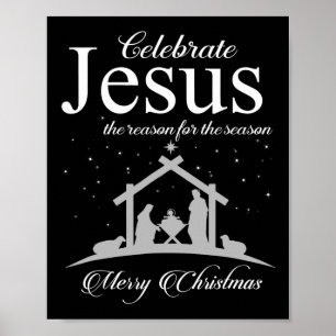 Poster Celebrar Jesus É A Razão Da Época Chris