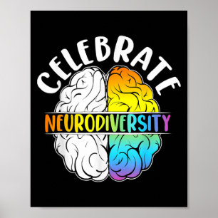Poster Celebrar o Autismo à Saúde Mental na Neurodiversid