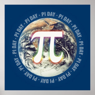 Pôster Celebrar o Dia do Pi na Terra   Matemática