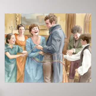 Poster Celebrating Mary and Tom's happiness 