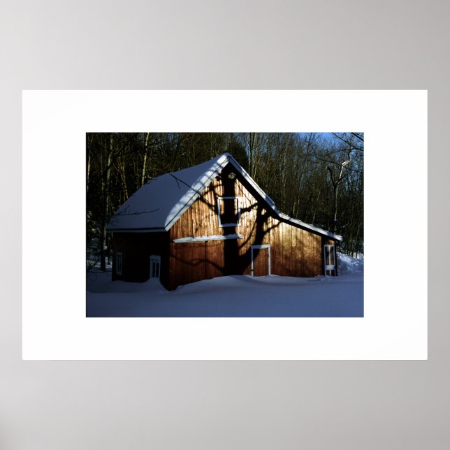 Poster celeiro com sombra (Frente)