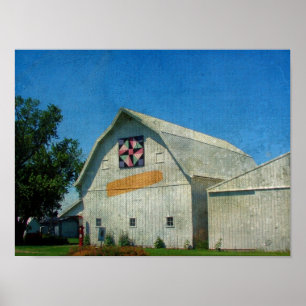Pôster Celeiro rural de Iowa