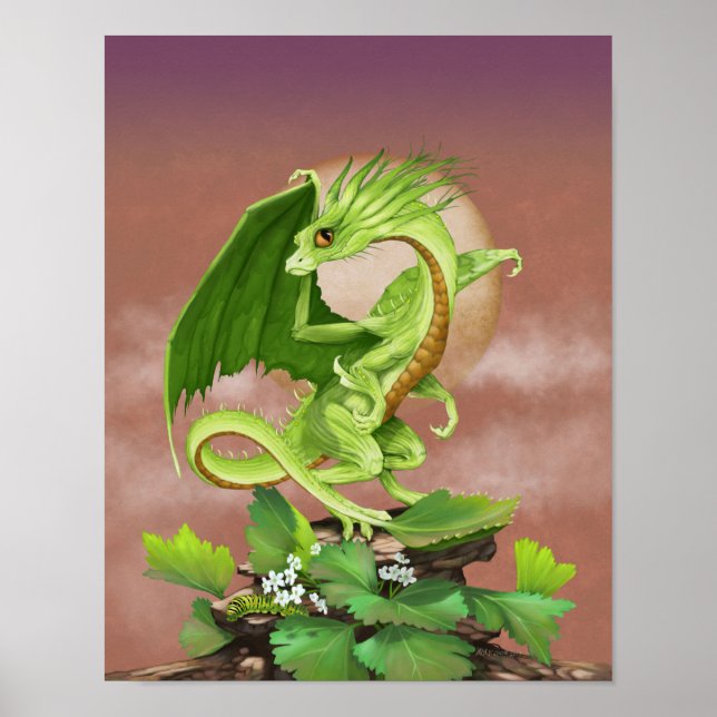 Poster Celery Dragon 11x14 (4x6 e superior) (Frente)