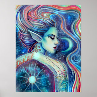 Poster Celesta Fantasy Art Celestial Fairy