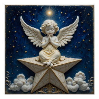 Pôster Celestial Cerâmica Angel