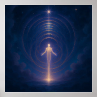 Poster Celestial Energy Awakening Wall Art