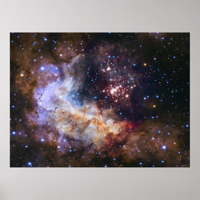 Poster Celestial Fireworks - Westerlund 2 (Frente)