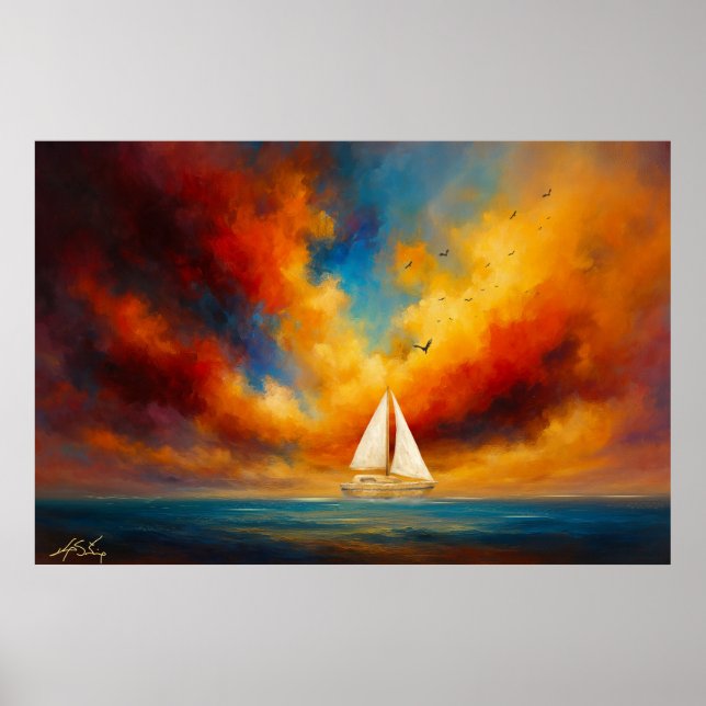 Poster Celestial Passage Seascape (Frente)