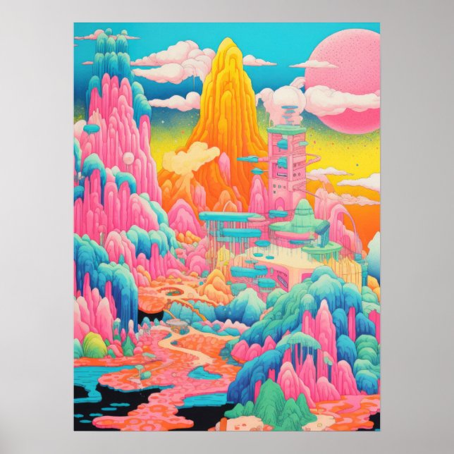 Poster Celestial Picos: Uma Sinfonia de Cor (Frente)