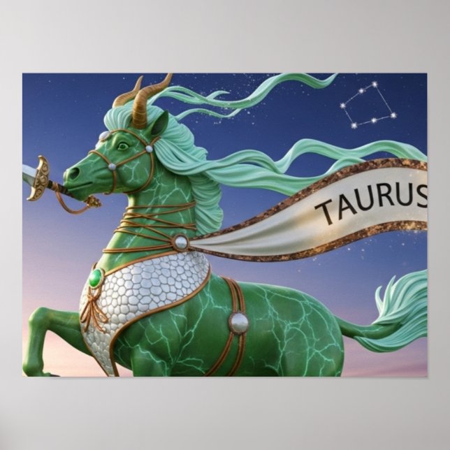 Poster Celestial Taurus (Frente)