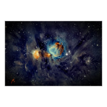 Célestial Whispers: Captivando Órion Nebula Art