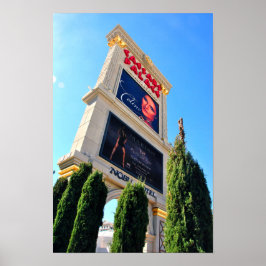 Poster Celine Dion Caesars Palace Las Vegas América