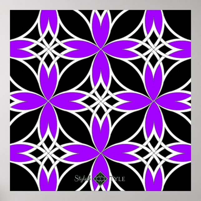 Pôster Celta Espelhado (Roxo Invertido) (Frente)