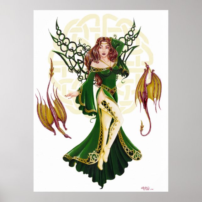 Poster Celtic Faery (Frente)