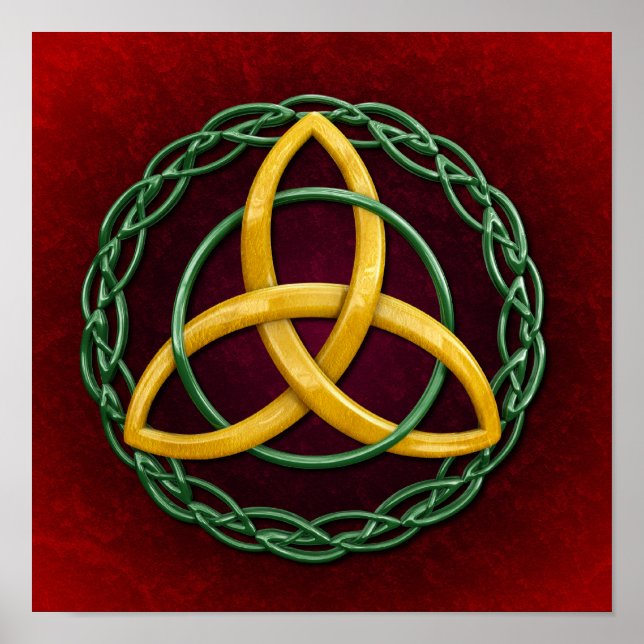 Pôster Celtic Trinity Knot (Frente)