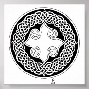 Pôster Celtic wreath One