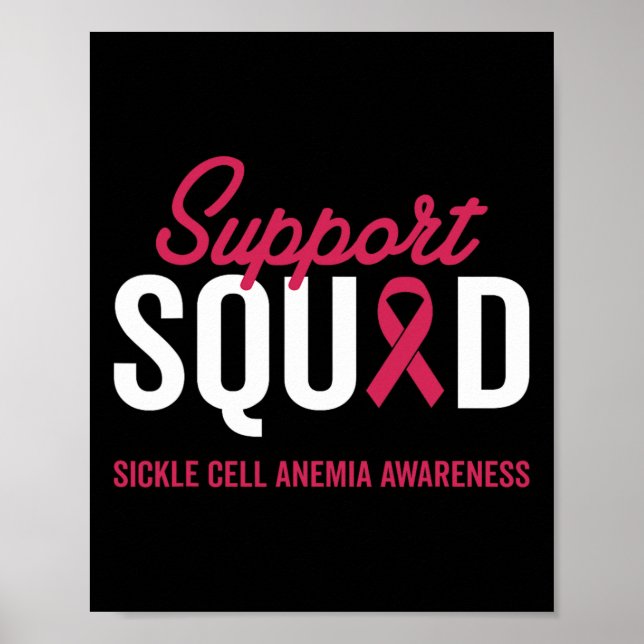 Poster Células Falsiformes Células Anemia Survivor Cúmulo (Frente)