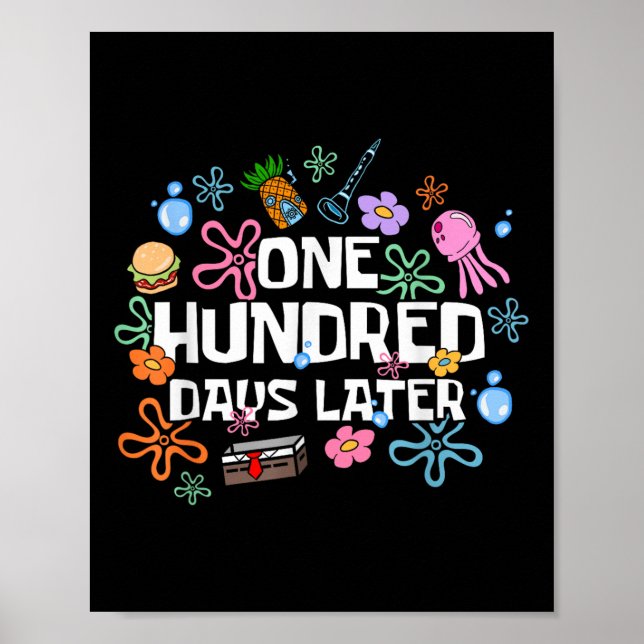 Poster Cem Dias Depois Do 100º Dia De Professora (Frente)