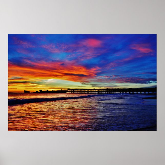 Poster Cement Ship Sunset (Frente)