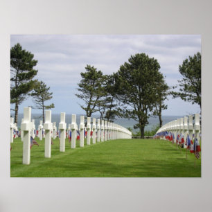 Pôster Cemitério americano em Normandy