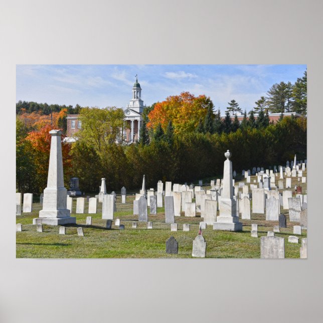 Poster Cemitério de Lyndon, Vermont (Frente)
