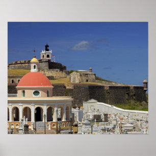 Poster Cemitério de Porto Rico à beira-mar