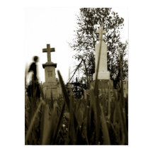 Cemitério Tombstones Góticos Sepia Vintage Angel