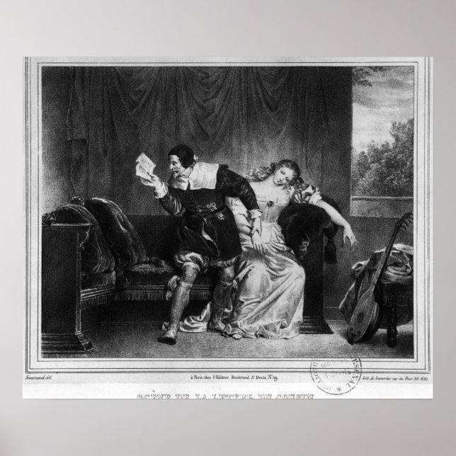 Pôster Cena da carta do primo (Frente)