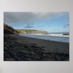 Pôster Cena da praia de Whitby