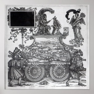 Poster Cena da procissão triunfal de Maximilian