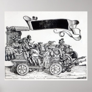 Poster Cena da procissão triunfal de Maximilian