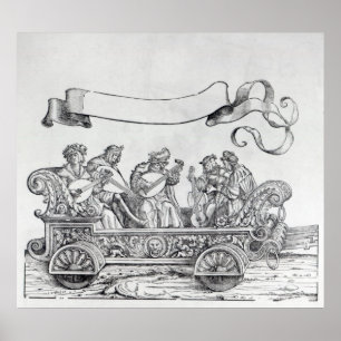 Pôster Cena da procissão triunfal de Maximilian