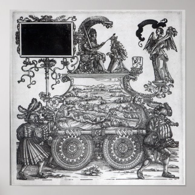Poster Cena da Procissão Triunfal de Maximiliano (Frente)