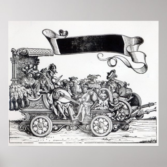 Poster Cena da Procissão Triunfal de Maximiliano (Frente)