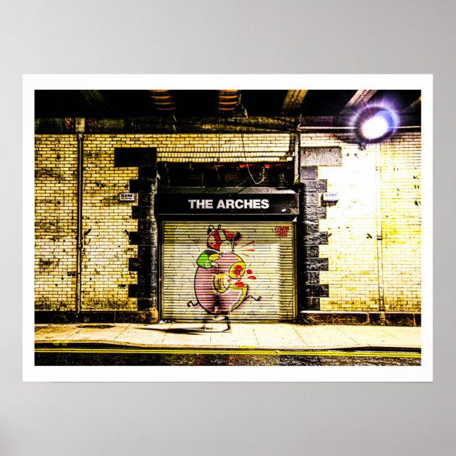 Poster cena da rua Glasgow (Frente)