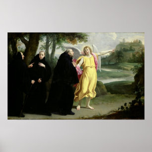 Pôster Cena da vida de St. Benedict