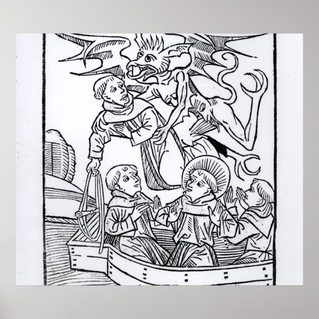 Pôster Cena de "A Navegação da Rua. Brendan" (Frente)