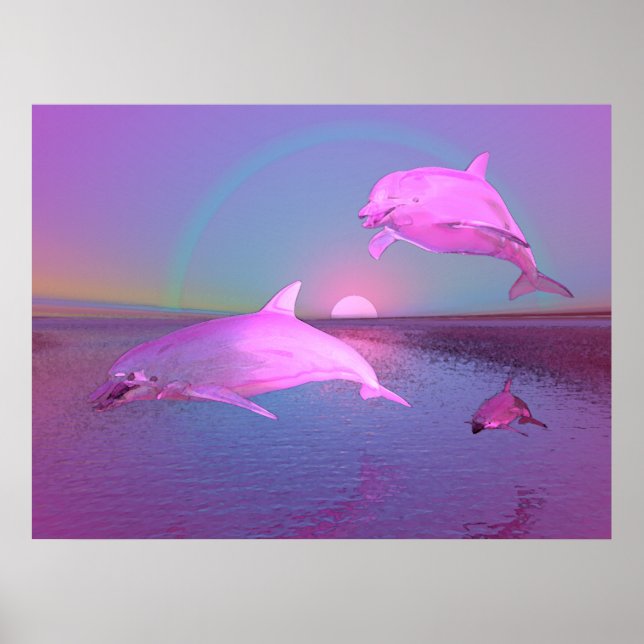 Pôster Cena de Água Fantasia 3D (Frente)