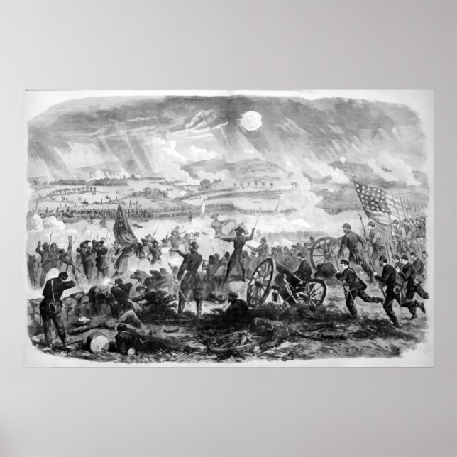 Poster Cena de Batalha de Gettysburg (Frente)