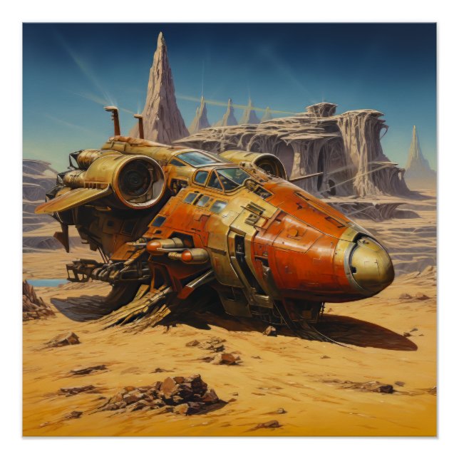 Pôster Cena de Ficção Científica Retroativa (Frente)