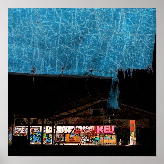 Poster Cena de Grafite Urbano (Frente)