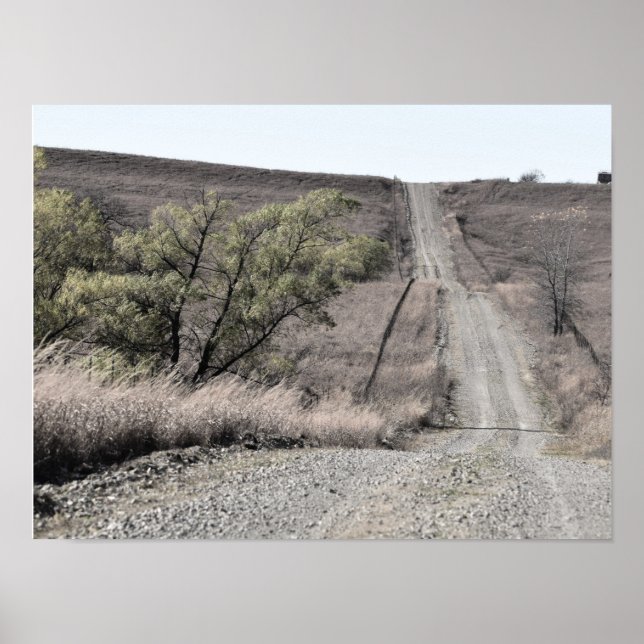 Poster Cena de inverno da Flint Colinas (Frente)